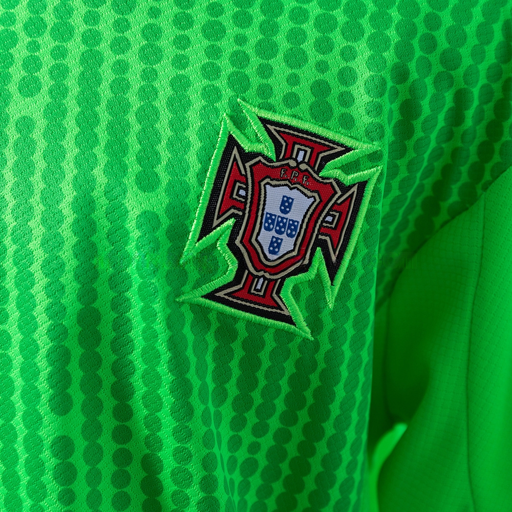 Portugal 2026 Fluorescent Green Kids Kit Jersey SIZE 16-28 - Image 7