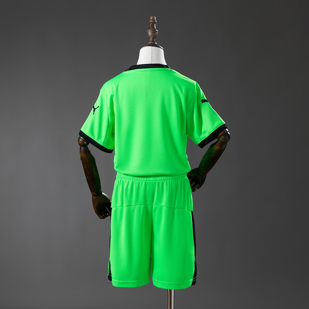 Portugal 2026 Fluorescent Green Kids Kit Jersey SIZE 16-28 - Image 2