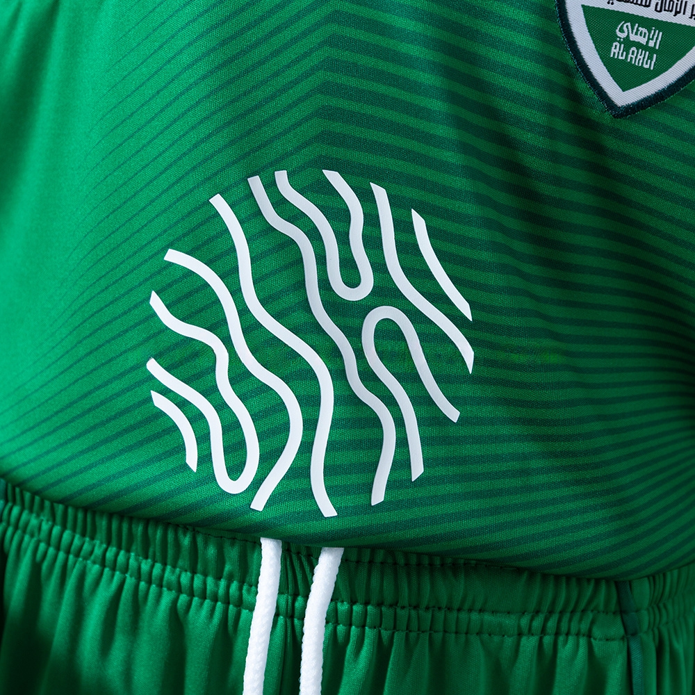 Al-Ahli Saudi 25/26 Green Kids Kit Jersey Size 16-28 - Image 8