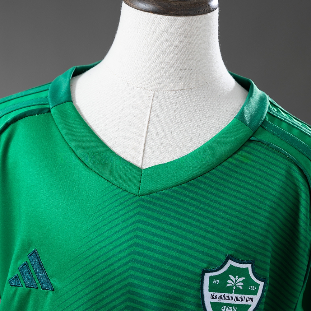 Al-Ahli Saudi 25/26 Green Kids Kit Jersey Size 16-28 - Image 9