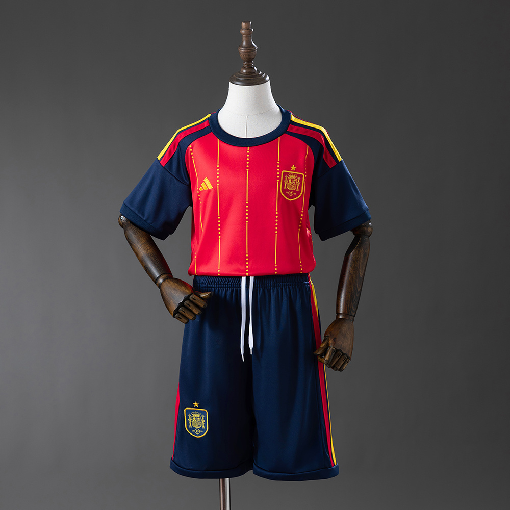 Spain 2026 Home Kids Kit Jersey Size 16-28 - Image 5