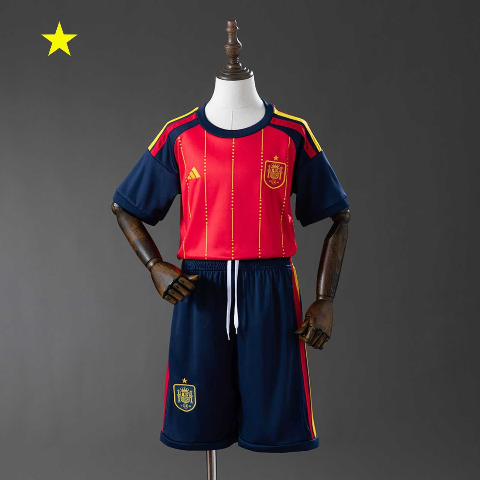 Spain 2026 Home Kids Kit Jersey Size 16-28 - Image 3