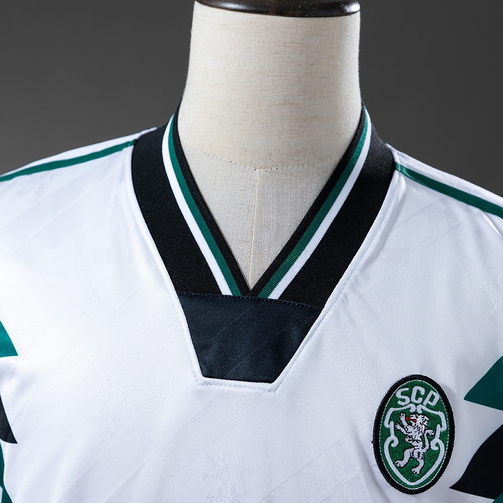 Sporting Lisbon Retro - White Jersey S-4XL - Image 5