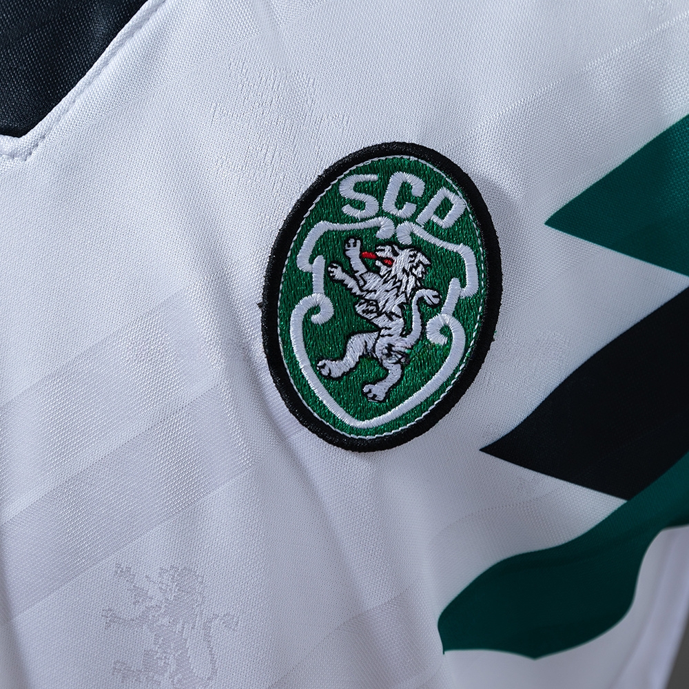 Sporting Lisbon Retro - White Jersey S-4XL - Image 4