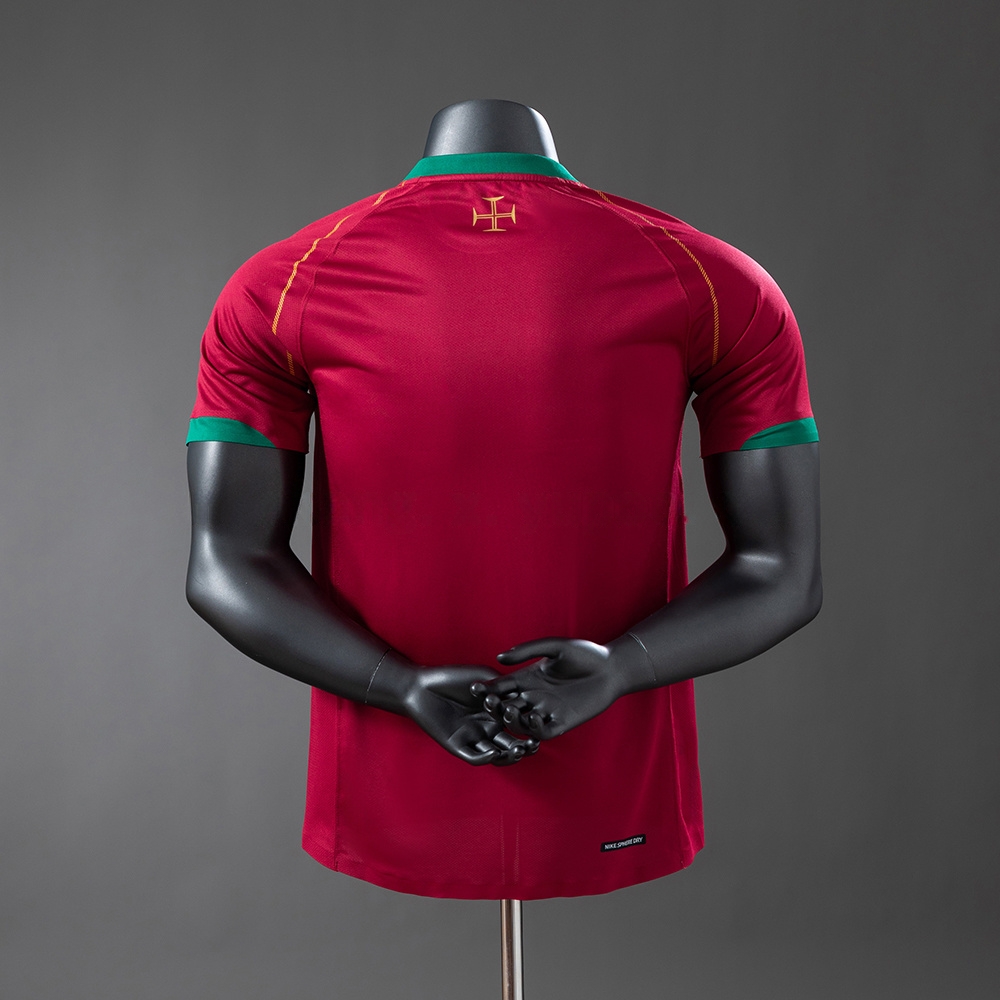 Portugal 2006 Home Retro Player version Jersey S-3XL - Image 3