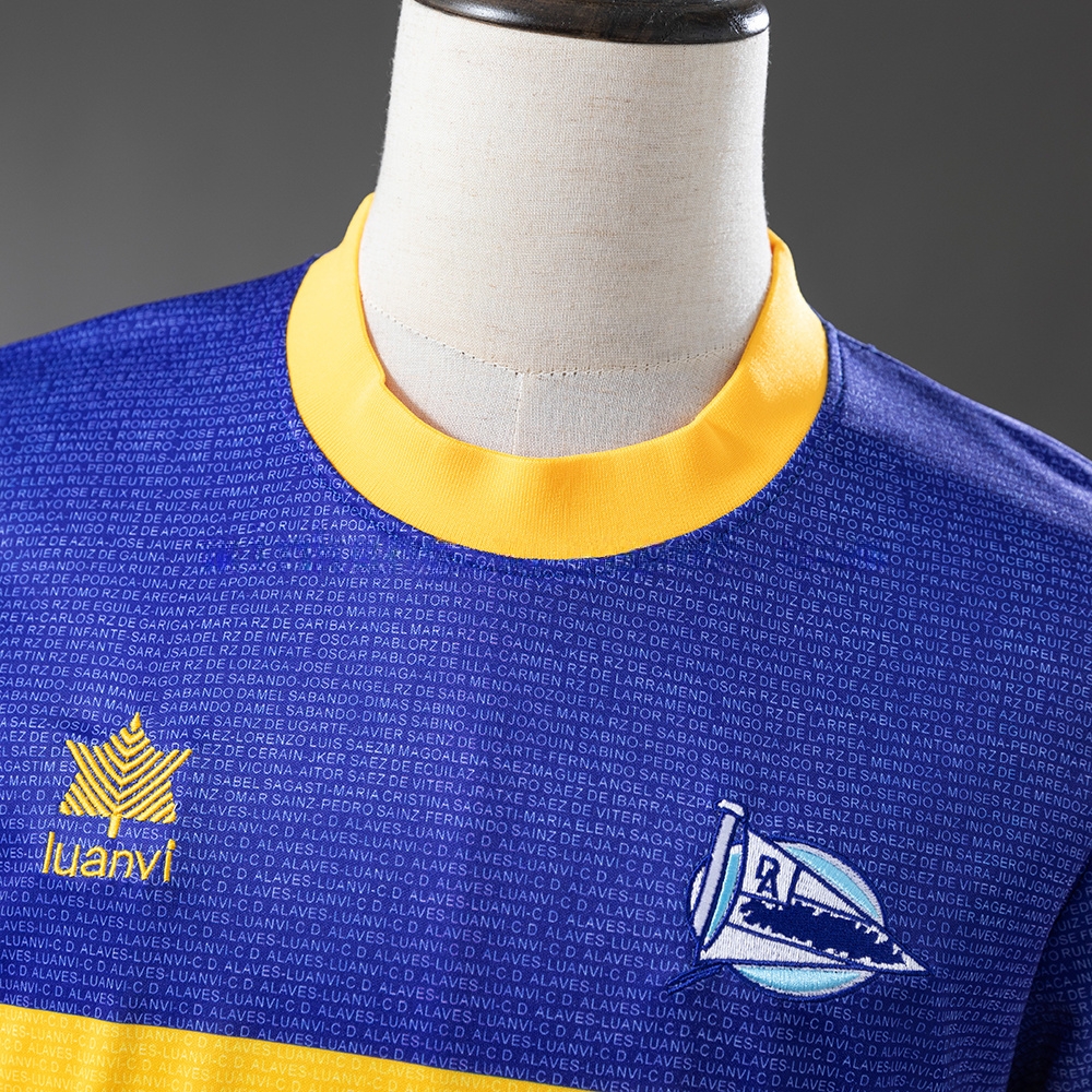 Deportivo Alavés 00/01 Home (UEFA Champions League Final Edition) Retro Jersey S-XXL - Image 7