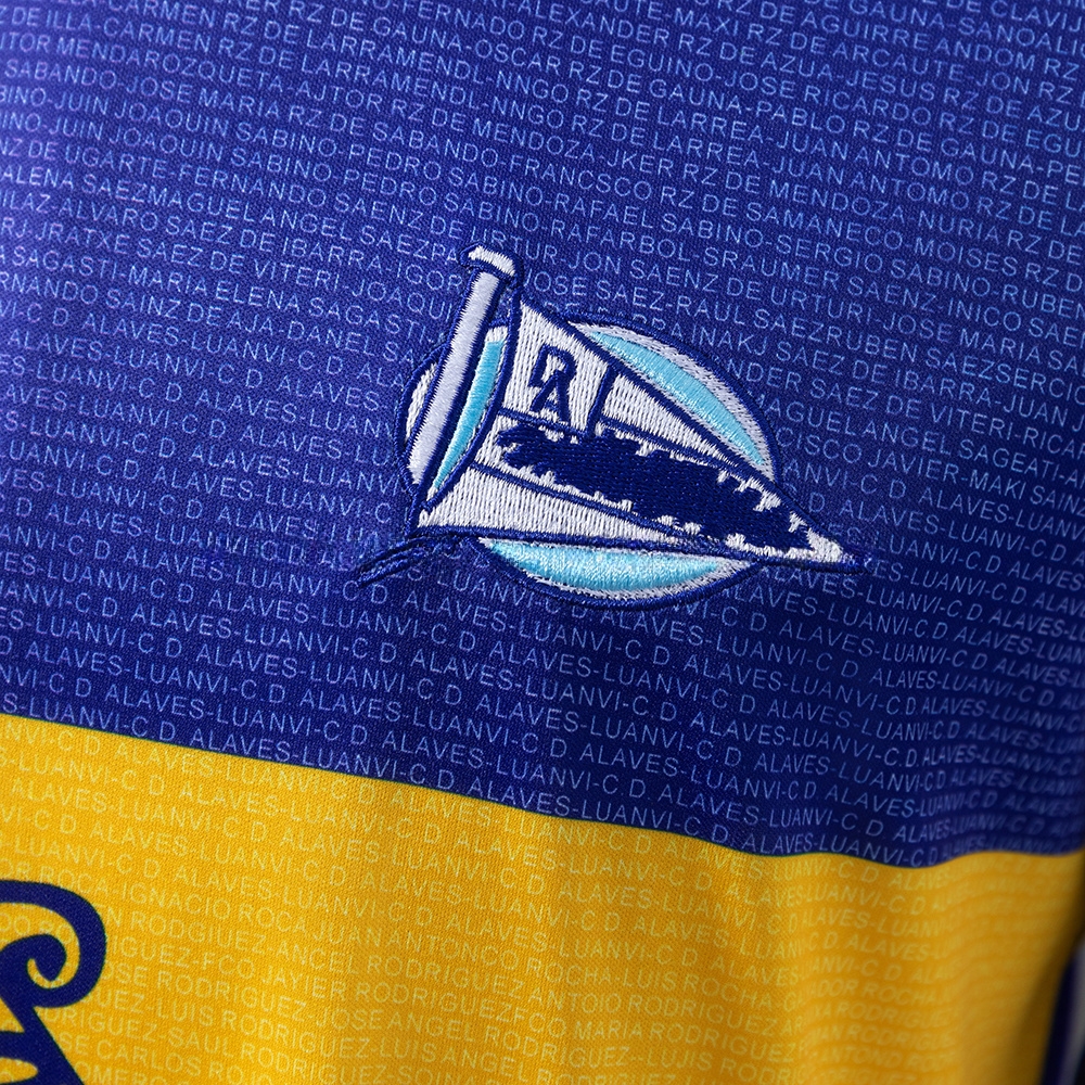 Deportivo Alavés 00/01 Home (UEFA Champions League Final Edition) Retro Jersey S-XXL - Image 3