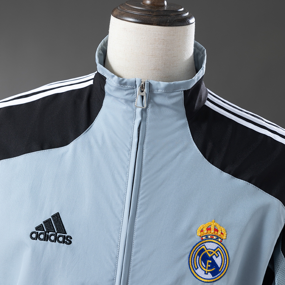 Real Madrid 04/05 Windbreaker - BlackGrey S-XXL - Image 9