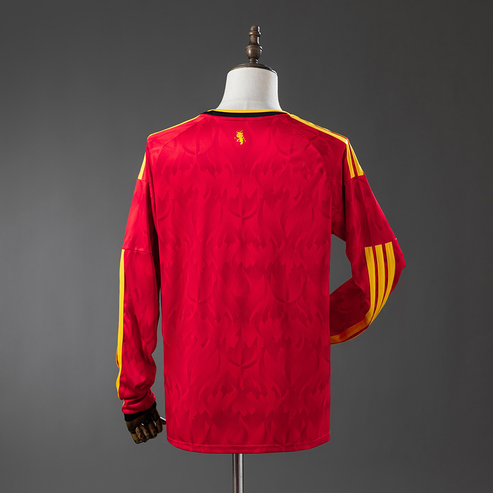 Belgium 2026 Home Long-Sleeve Jersey S-4XL - Image 2