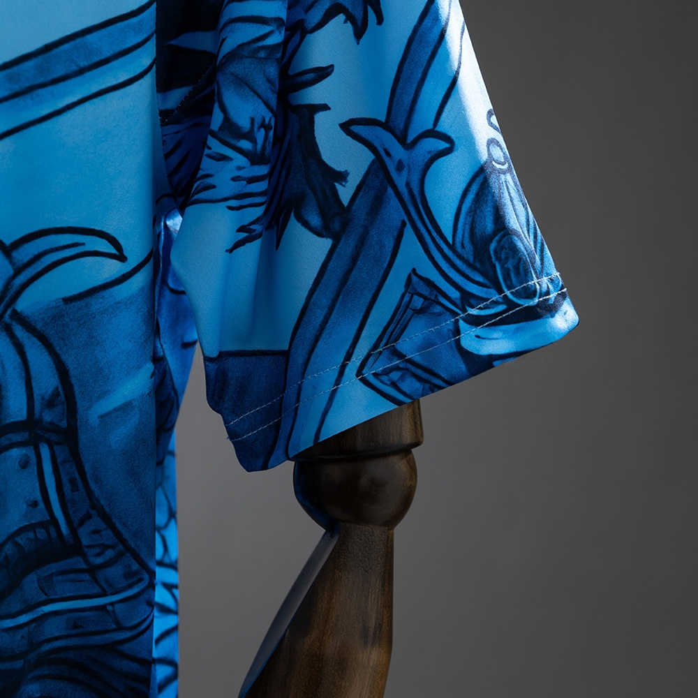 Japan 25/26 Samurai and Blue Dragon Pattern Jersey S-XXL - Image 5