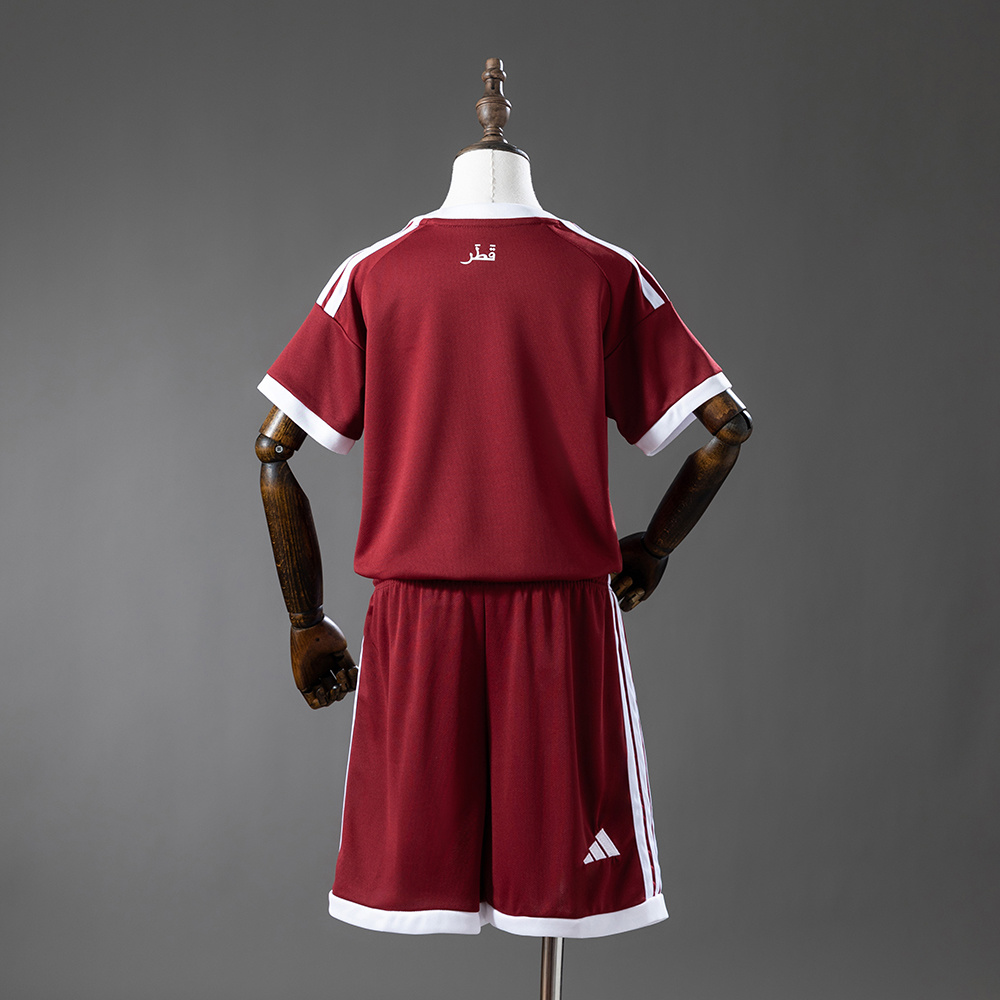 Qatar 2026 Home Kids kit Jersey SIZE 16-28 - Image 2