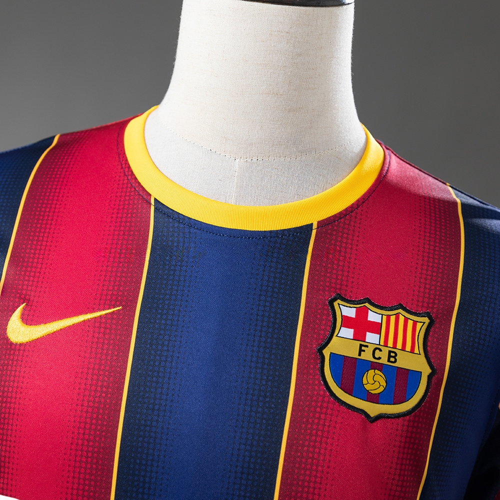 Barcelona 20/21 Home Retro Jersey S-XXL - Image 9