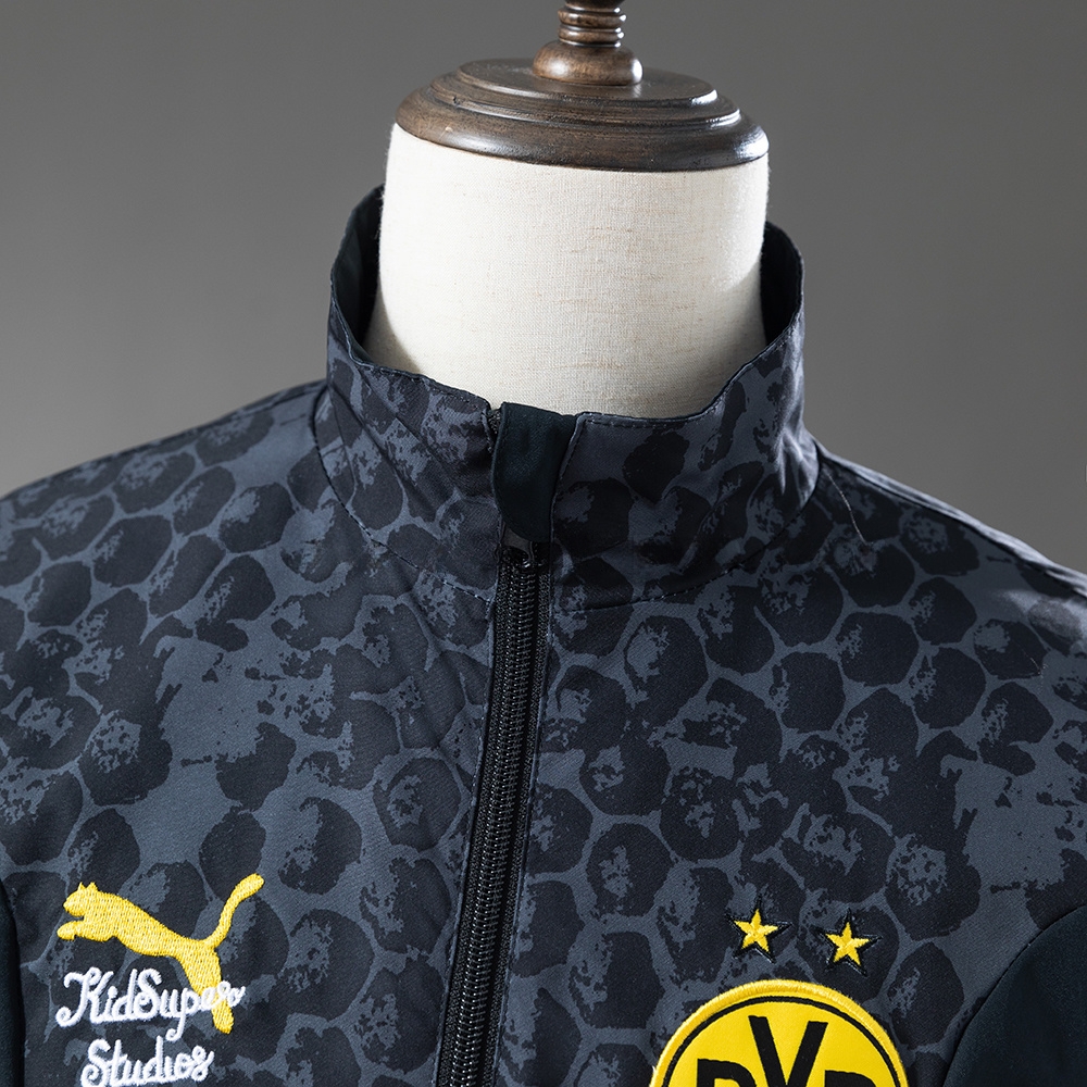Borussia Dortmund Reversible Jacket Windbreaker- Black S-XXL - Image 12