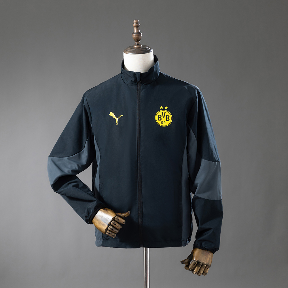 Borussia Dortmund Reversible Jacket Windbreaker- Black S-XXL - Image 2
