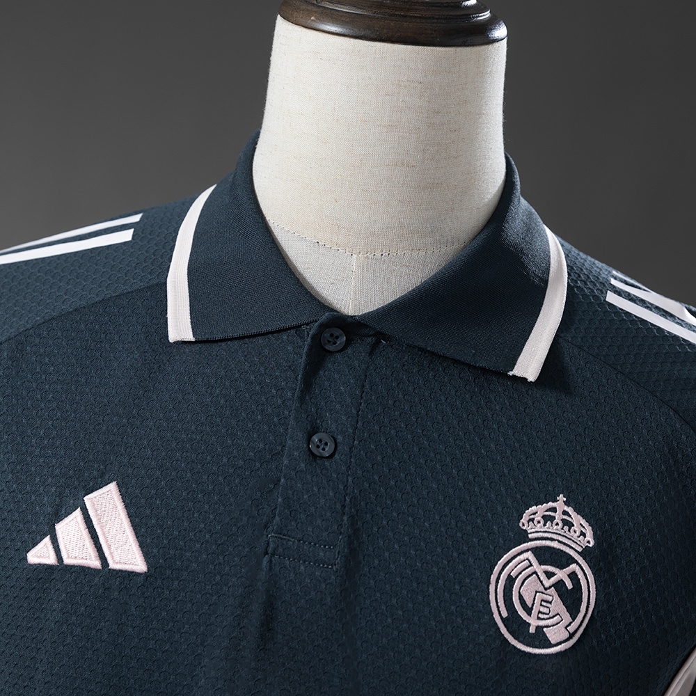 Real Madrid 25/26 POLO - Black & Pink S-XXL - Image 6