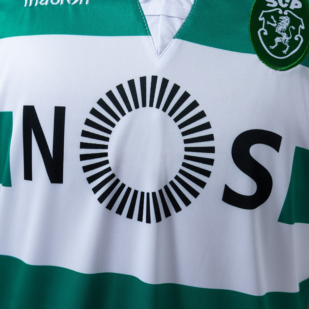 Sporting Lisbon 18/19 Home Retro Jersey S-XXL - Image 7