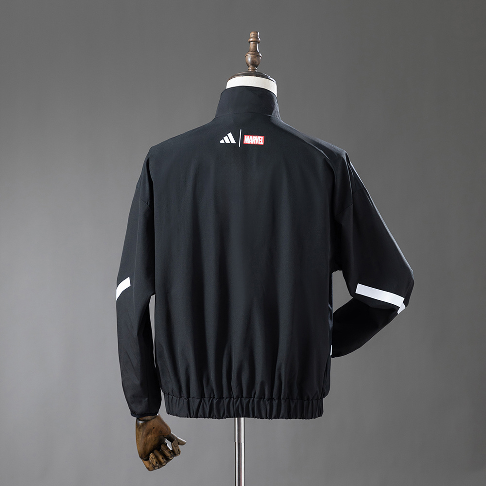 Real Madrid 25/26 Avengers - Pre-Match (Black) Windbreaker S-3XL - Image 2