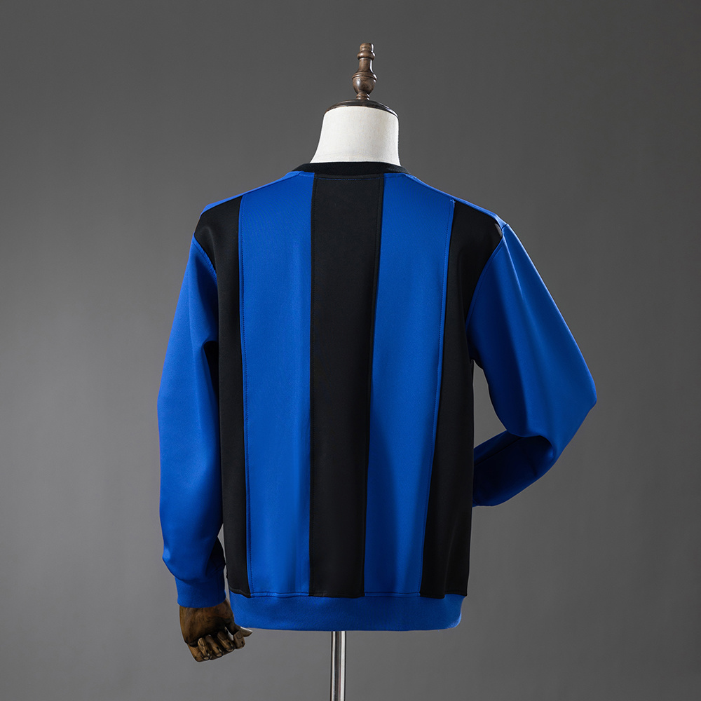 Inter Milan 25/26 Long-sleeved Sweatshirt - Dark Blue & Black M-4XL - Image 2