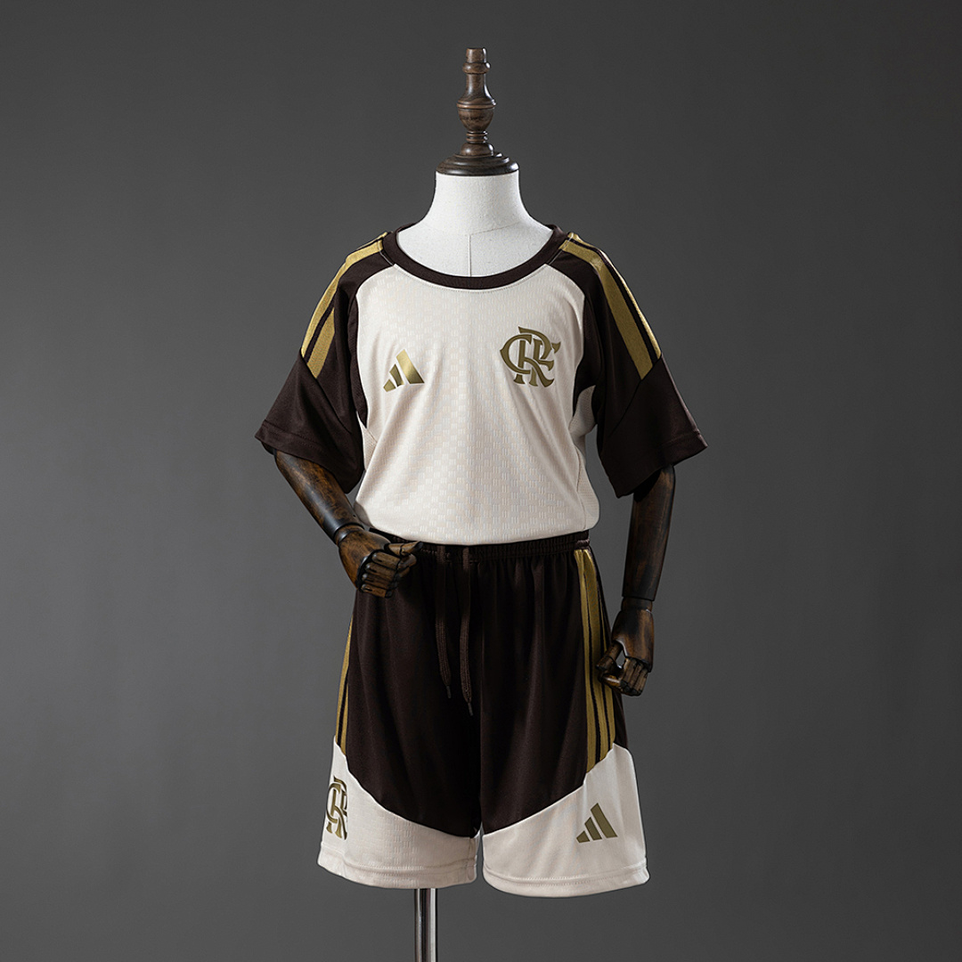 Flamengo 26/27 Kids Kit Training - Brown Size 16-28
