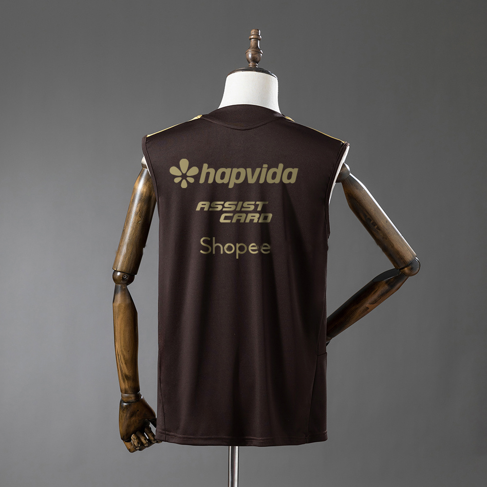 Flamengo 26/27 All Sponsored Training - Brown Vest Jersey S-4XL - Image 2