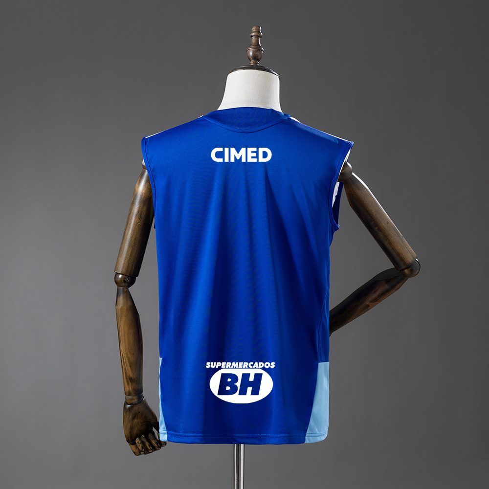 Cruzeiro 26/27 All sponsors Training - Blue Vest Jersey S-4XL - Image 2
