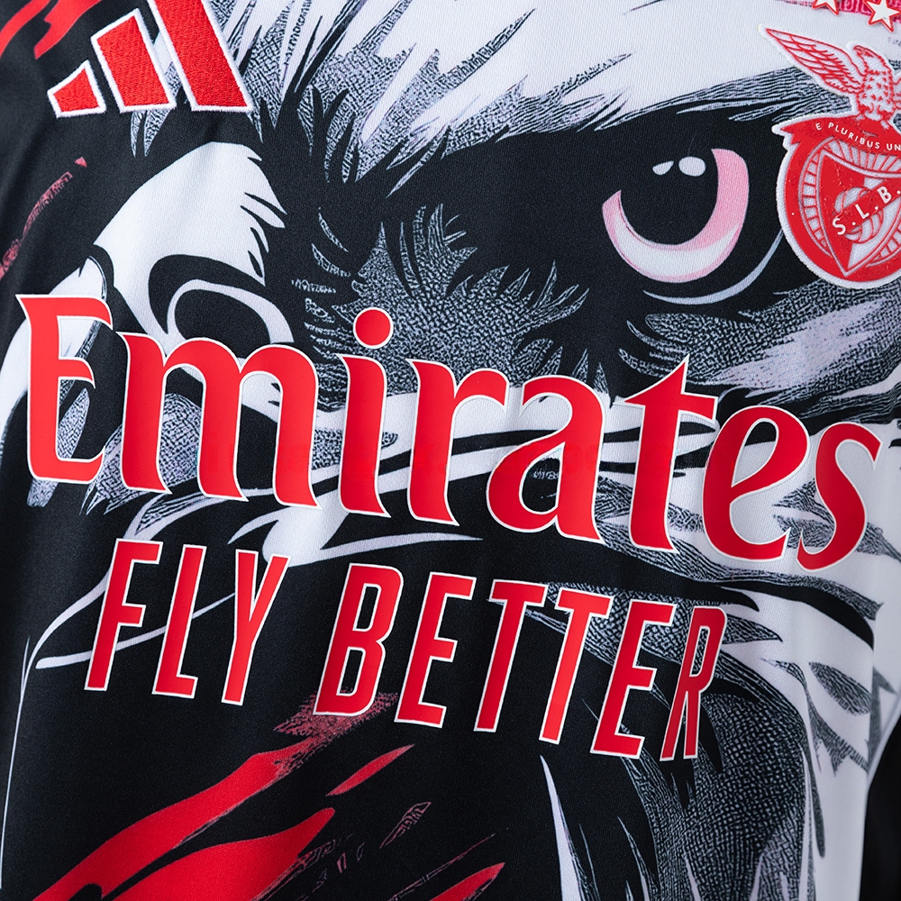 Benfica 26/27 Special Eagle Jersey - Black& White S-4XL - Image 7