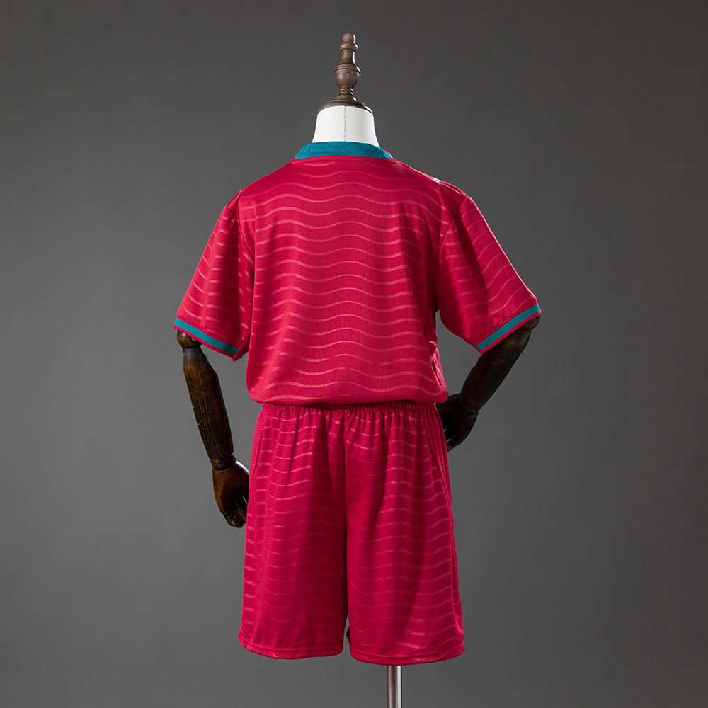 Portugal 2026 Home Kids Kit Jersey Size 16-28 - Image 2