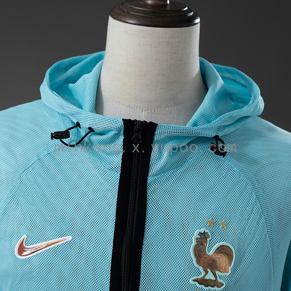 France 2026 Men's Football Anthem Jacket - Light Blue S-XXL - Image 8