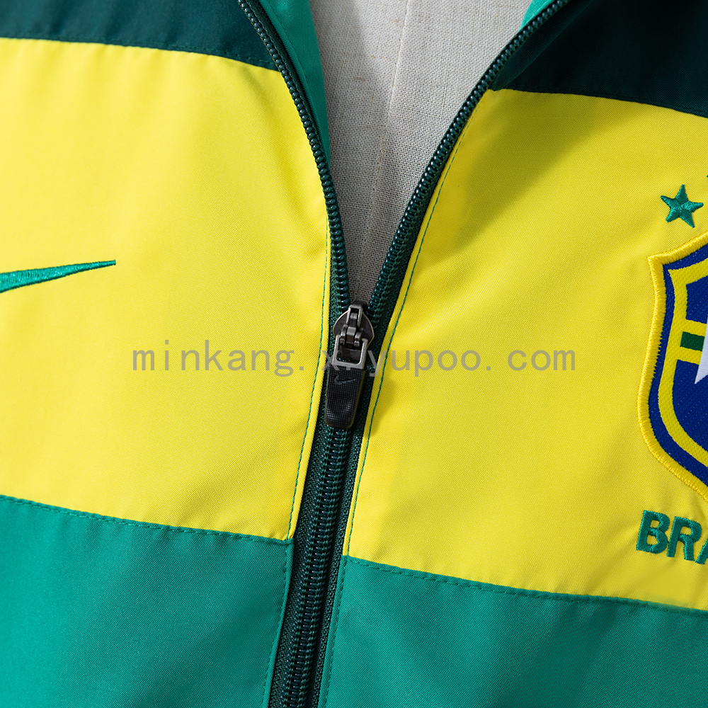 Brazil 2010 Windbreaker - Green S-XXL - Image 6