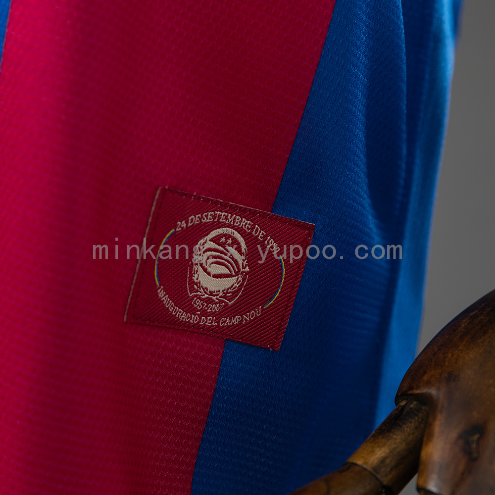 Barcelona 07/08 Home Retro Kids Kit Jersey Size 16-28 - Image 11