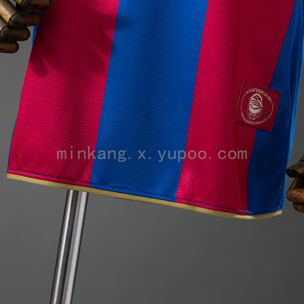 Barcelona 07/08 Home Retro Kids Kit Jersey Size 16-28 - Image 12