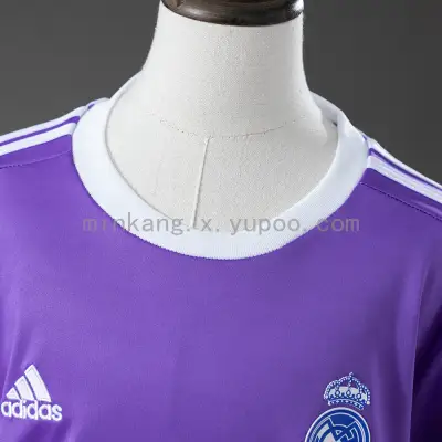 Real Madrid 16/17 Away Retro Long Sleeve Kids Kit Jersey SIZE 16-28 - Image 10