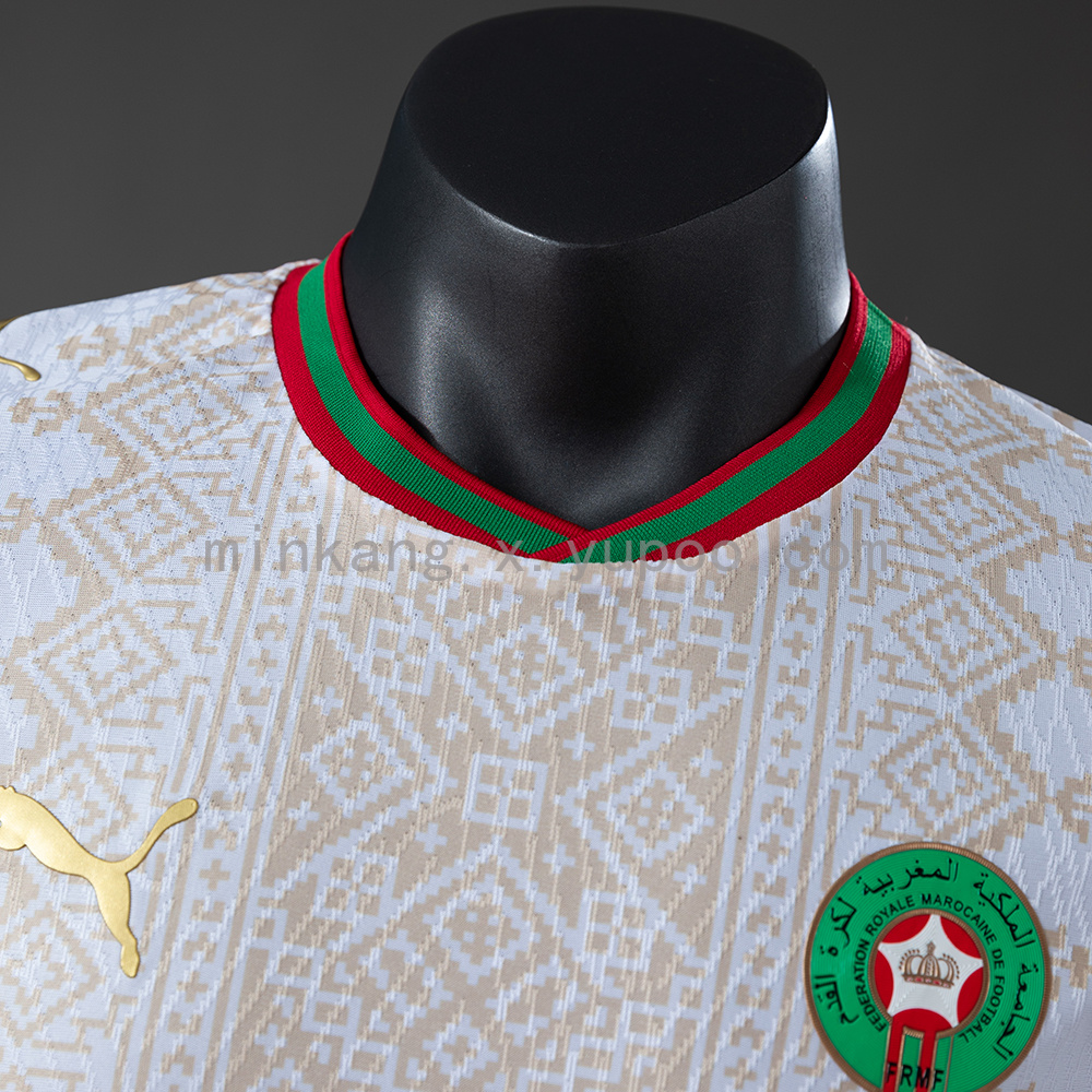 Morocco 2026 Away Player Version Jersey S-XXL - Image 9