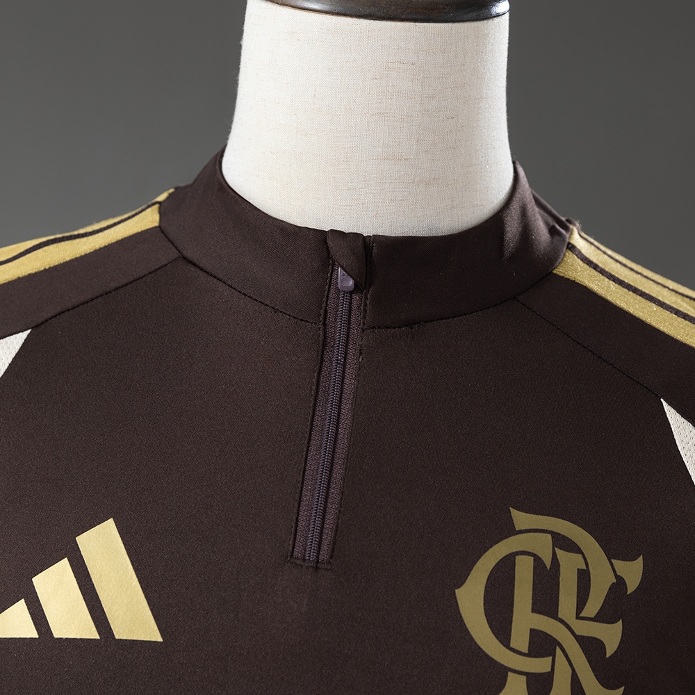 Flamengo 26/27 Long Sleeved Training uniform Brown S-XXL - Image 9