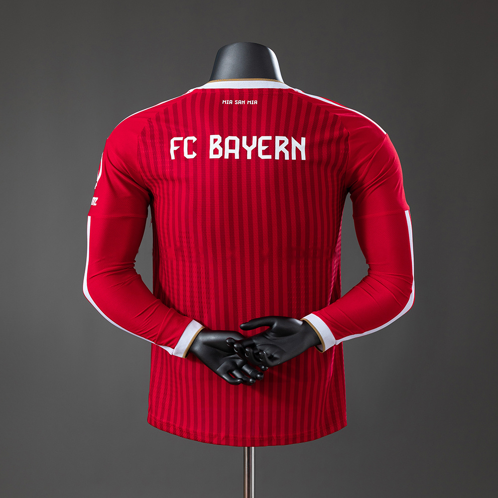 Bayern Munich 26/27 Home Player Version Long Sleeved Jersey S-3XL - Image 2