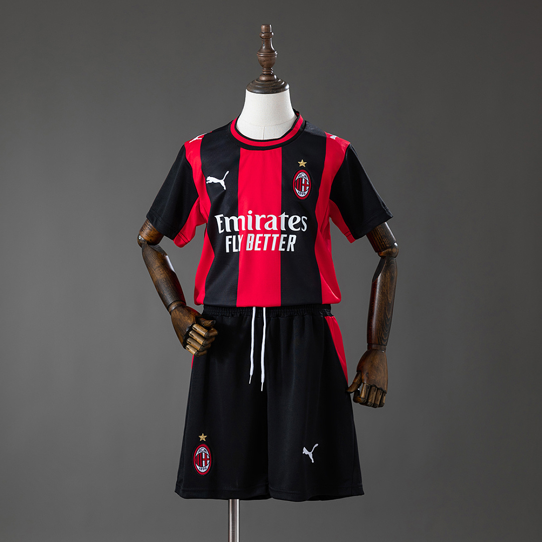 AC Milan 26/27 Home Kids Kit Jersey Size:16-28