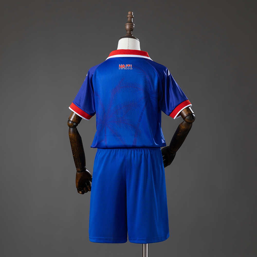 Haiti 2026 Home Kids Kit Jersey Size 16-28 - Image 2