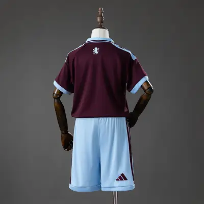 Alternative view of Aston Villa 26/27 Home Kids Kit Jersey Size 16-28