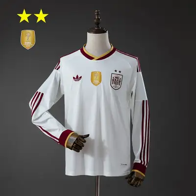 Spain 2026 Away 2-Star Champion Edition Long Sleeve Jersey S-3XL
