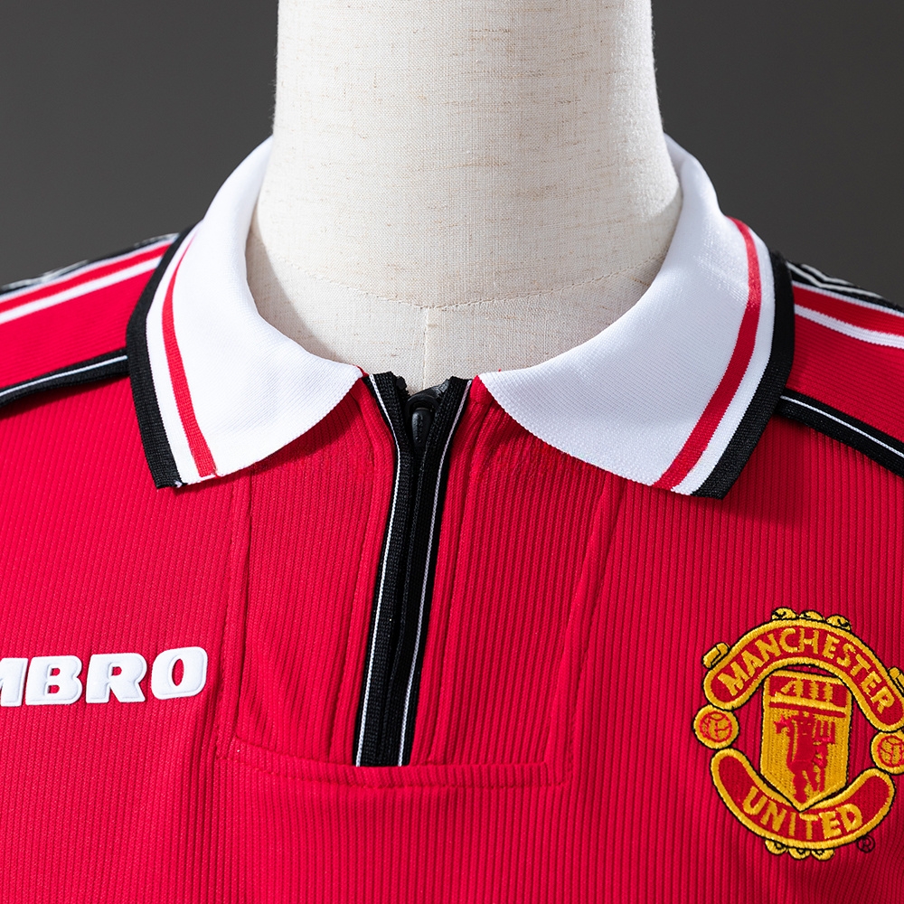 Retro long-sleeved 98/99 M-U home S-XXL - Image 6