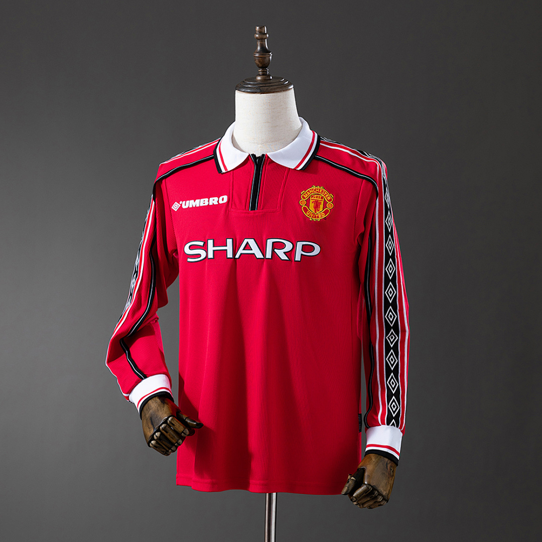 Retro long-sleeved 98/99 M-U home S-XXL