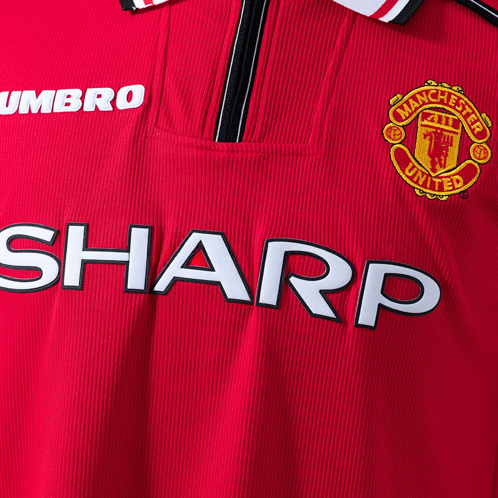 Retro long-sleeved 98/99 M-U home S-XXL - Image 5